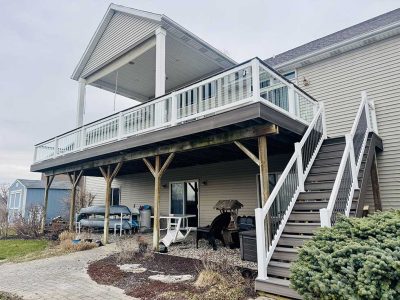 Newly Built Home Deck